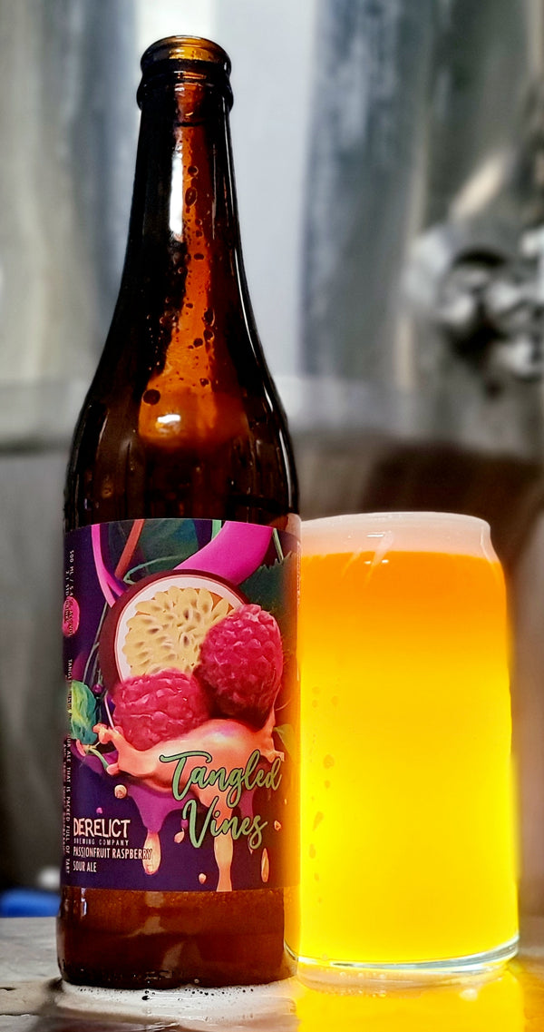 🫦Tangled Vines🫦 - Passionfruit/Raspberry Sour Ale. 🧡❤️‍🩹
